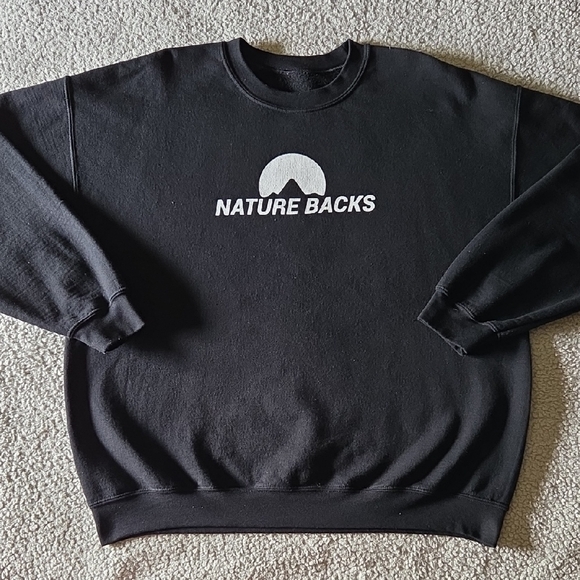 Nature Backs Other - Nature Backs Long Sleeve Graphic Crew Sweatshirt Pullover